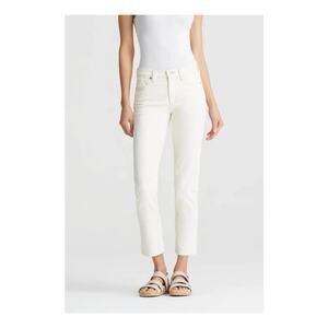 CITIZENS OF HUMANITY Skyla Mid Rise Cigarette Jeans In Coconut SIze 29